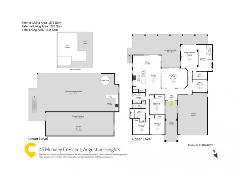 26 McAuley Crescent, Augustine Heights QLD 4300 Floorplan