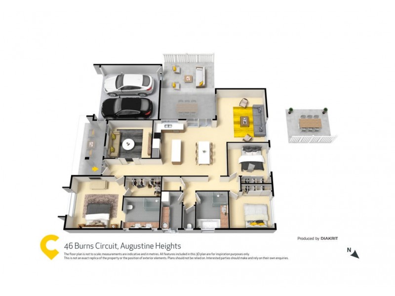 46 Burns Circuit, Augustine Heights QLD 4300 Floorplan
