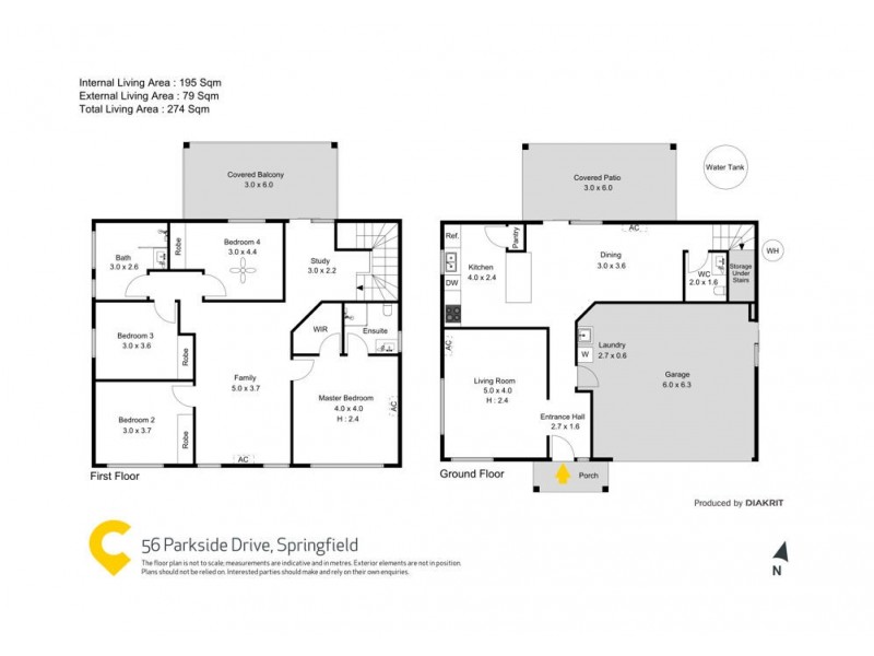 56 Parkside Drive, Springfield QLD 4300 Floorplan