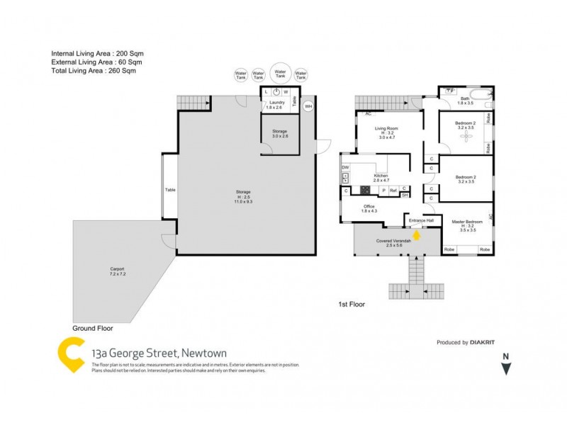 13a George Street, Newtown QLD 4305 Floorplan