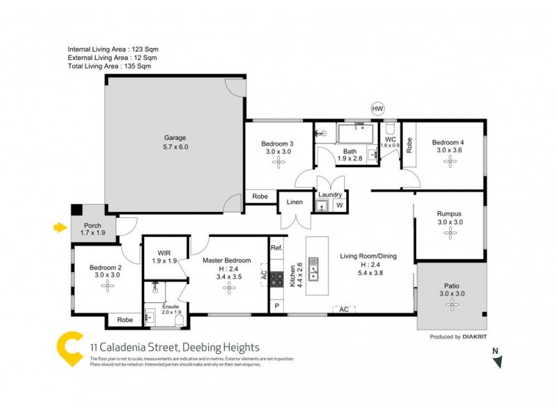 11 Caladenia Street, Deebing Heights QLD 4306 Floorplan