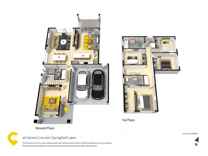 40 Serene Crescent, Springfield Lakes QLD 4300 Floorplan
