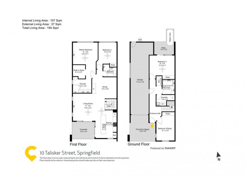 10 Talisker Street, Springfield Lakes QLD 4300 Floorplan