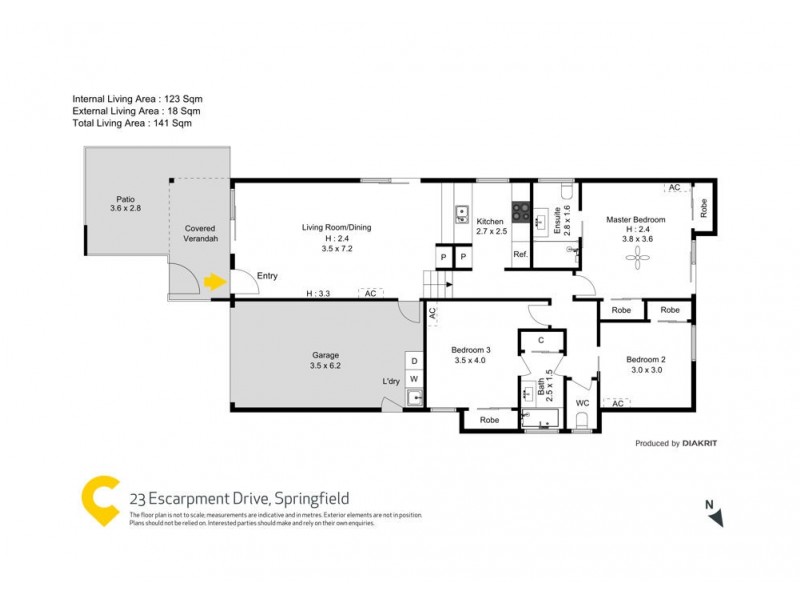 23 Escarpment Drive, Springfield QLD 4300 Floorplan