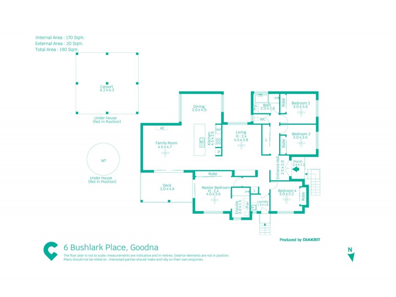 6 Bushlark Place, Goodna QLD 4300 Floorplan
