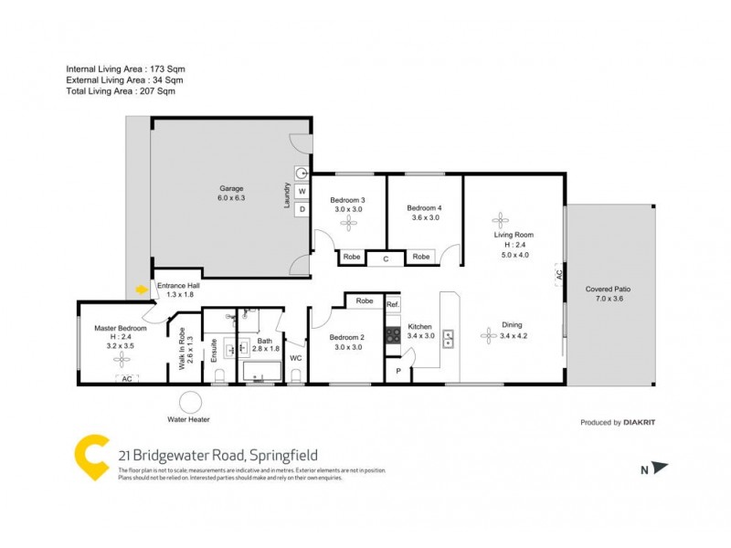 21 Bridgewater Road, Springfield QLD 4300 Floorplan