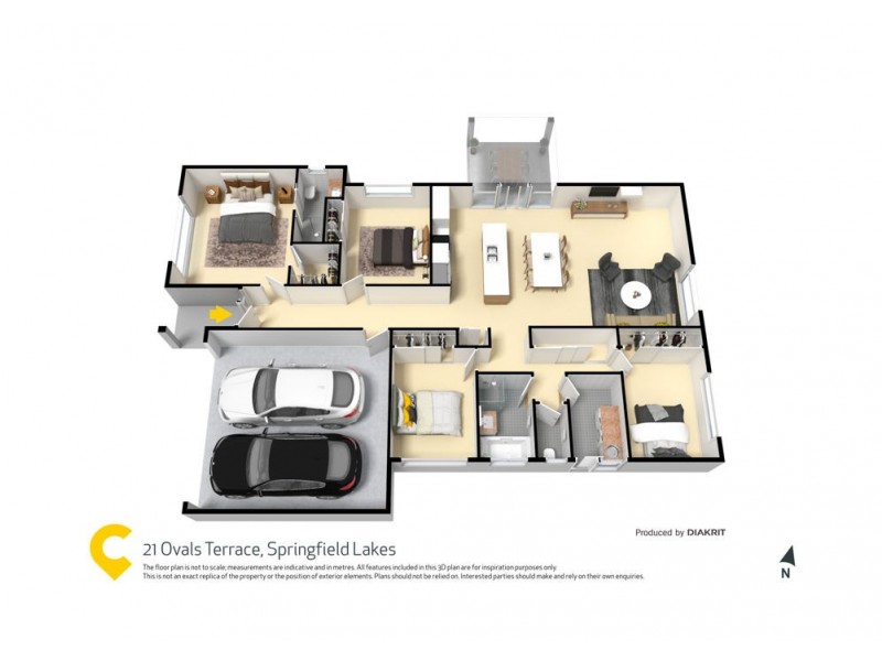 21 Ovals Terrace, Springfield Lakes QLD 4300 Floorplan