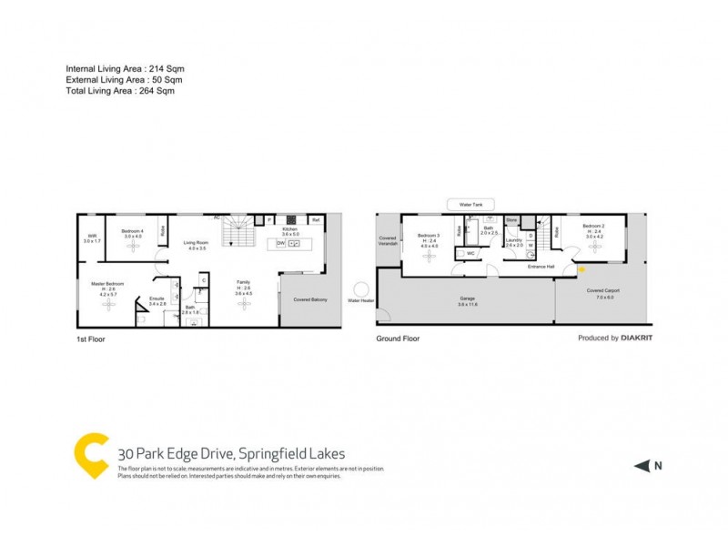 30 Park Edge Drive, Springfield Lakes QLD 4300 Floorplan