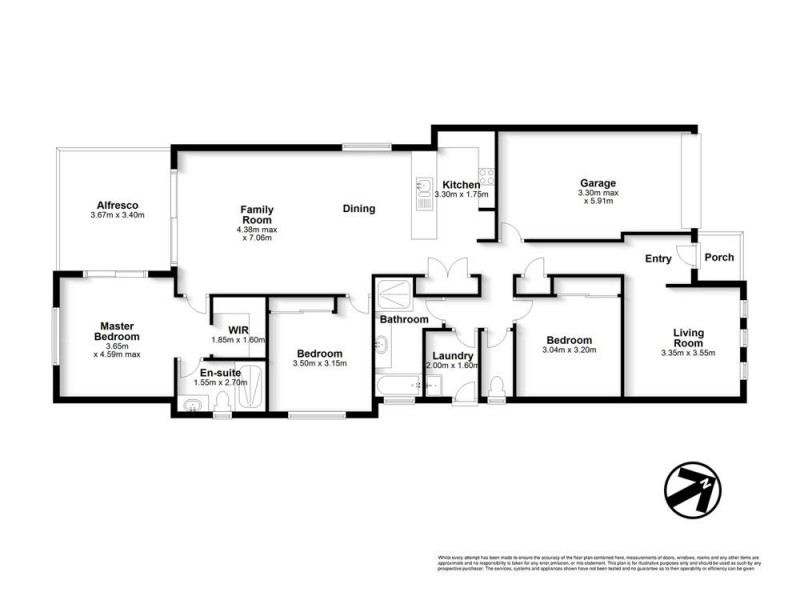 12 Timberlake Pl, Springfield Lakes QLD 4300 Floorplan
