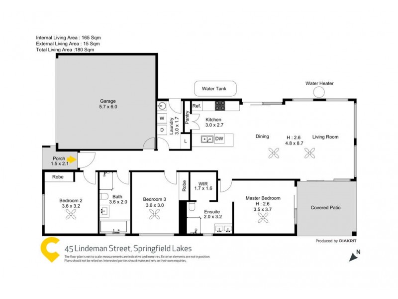 45 Lindeman Street, Springfield Lakes QLD 4300 Floorplan