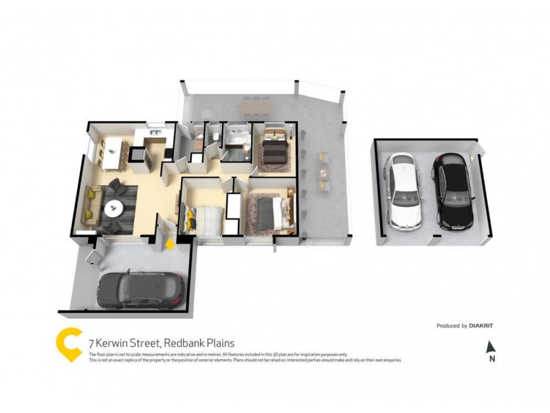 7 Kerwin Street, Redbank Plains QLD 4301 Floorplan