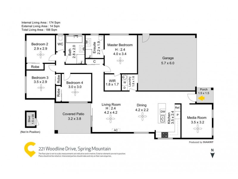 221 Woodline Drive, Spring Mountain QLD 4124 Floorplan