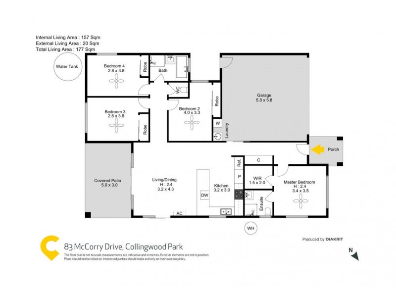 83 McCorry Drive, Collingwood Park QLD 4301 Floorplan