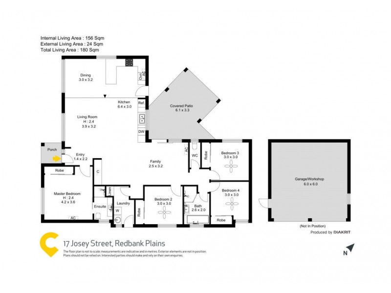 17 Josey Street, Redbank Plains QLD 4301 Floorplan