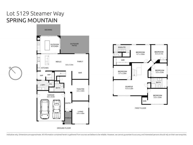 44 Steamer Way, Spring Mountain QLD 4124 Floorplan