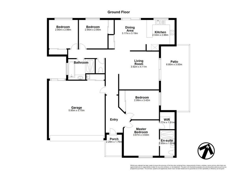 8 Lukin Court, Brassall QLD 4305 Floorplan