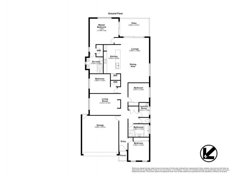 28 Shearwater Tce, Springfield Lakes QLD 4300 Floorplan