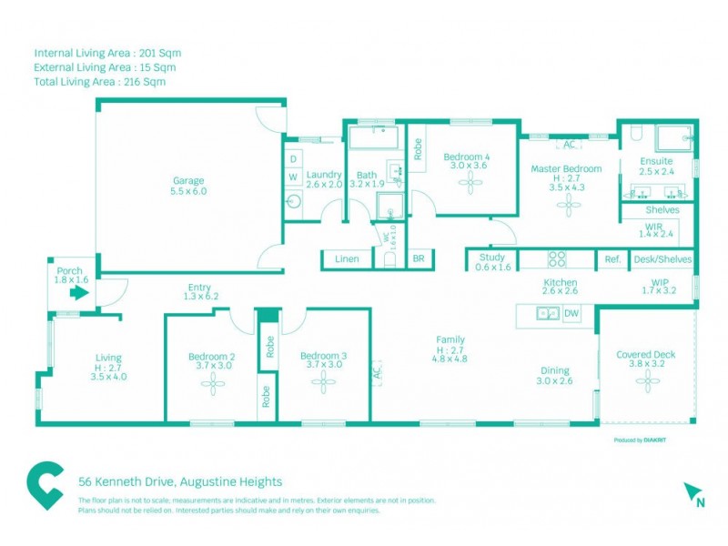 56 Kenneth Drive, Augustine Heights QLD 4300 Floorplan