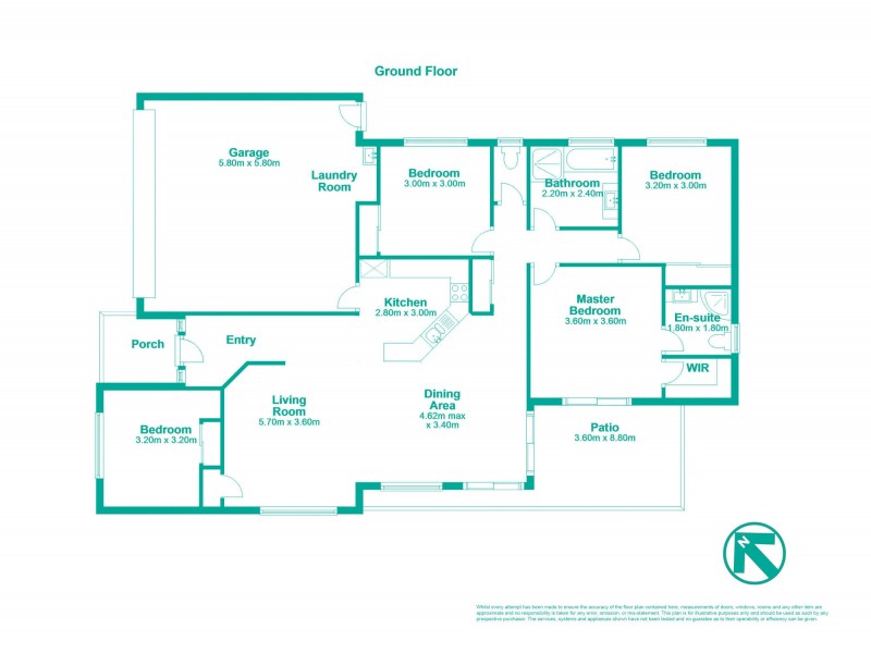 14 Turquoise Crescent, Springfield QLD 4300 Floorplan