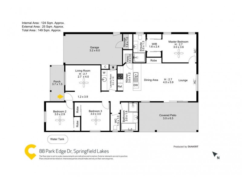 88 Park Edge Drive, Springfield Lakes QLD 4300 Floorplan