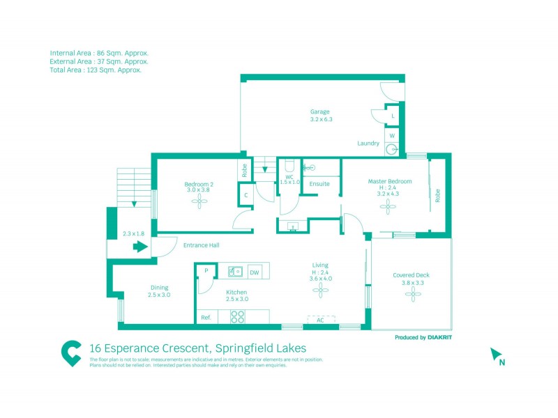 16 Esperance Crescent, Springfield Lakes QLD 4300 Floorplan