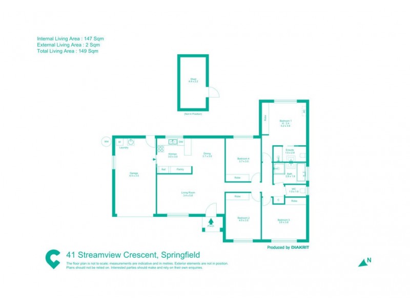 41 Streamview Crescent, Springfield QLD 4300 Floorplan