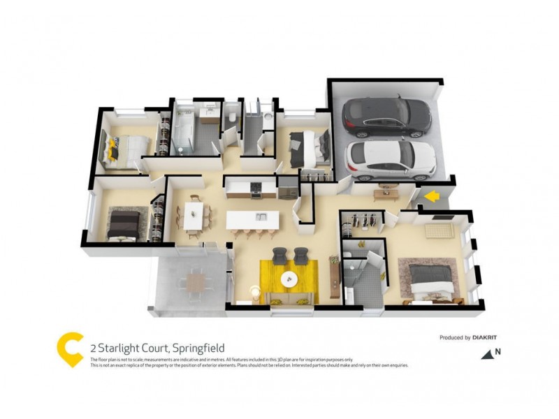 2 Starlight Court, Springfield QLD 4300 Floorplan