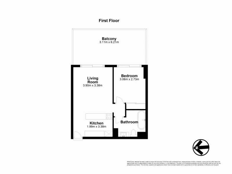 12/592 Ann Street, Fortitude Valley QLD 4006 Floorplan