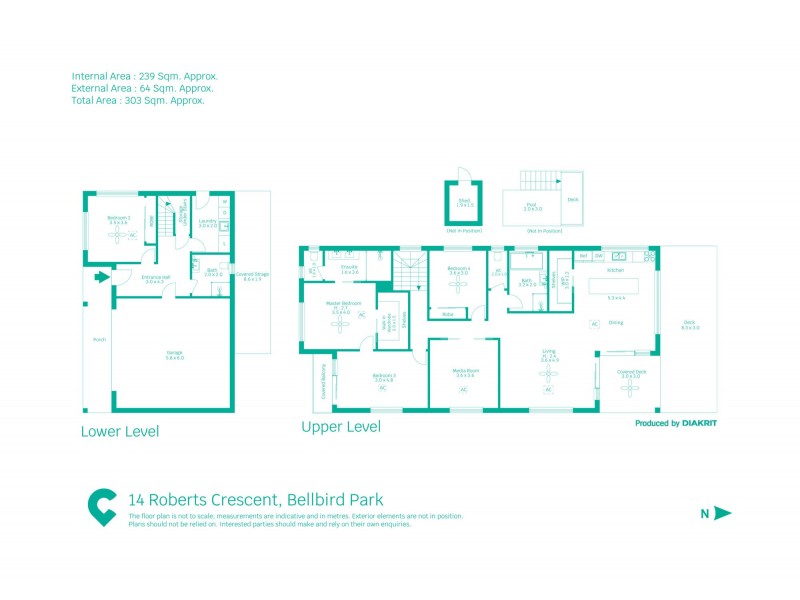 14 Roberts Crescent, Bellbird Park QLD 4300 Floorplan