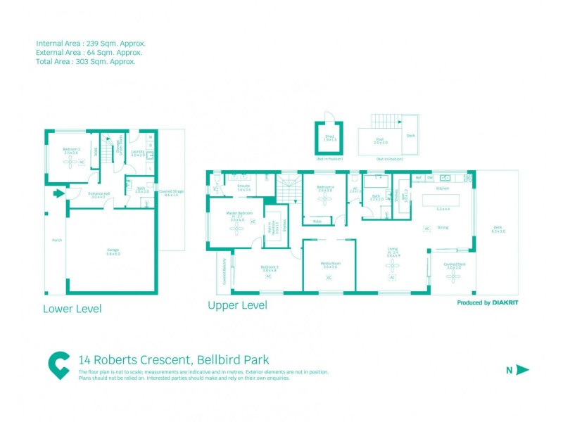 14 Roberts Crescent, Bellbird Park QLD 4300 Floorplan