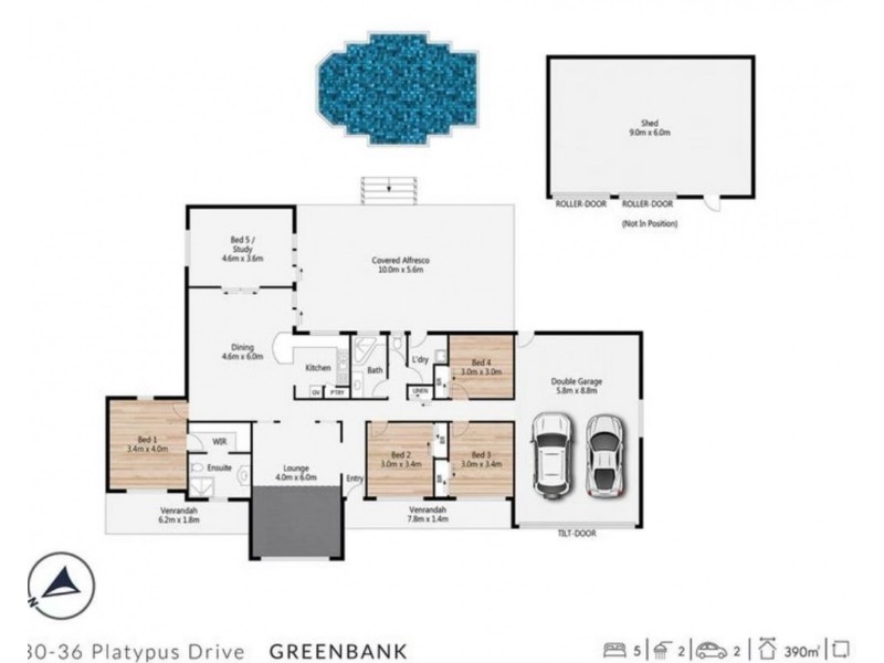 2-4 Wallaroo Crt Greenbank, Greenbank QLD 4124