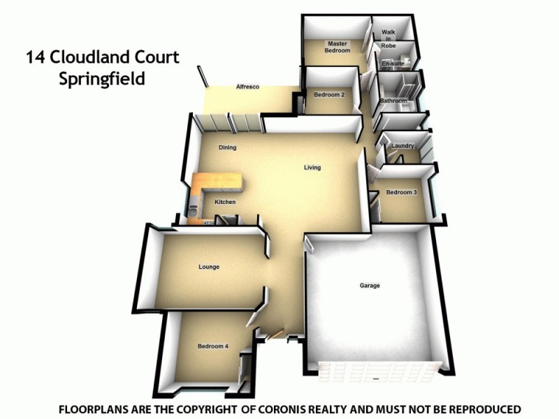 14 Cloudland Court, Springfield QLD 4300 Floorplan
