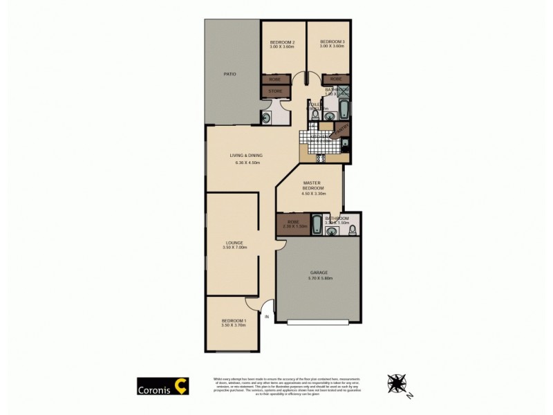 3 Swallowtail Crescent, Springfield Lakes QLD 4300 Floorplan