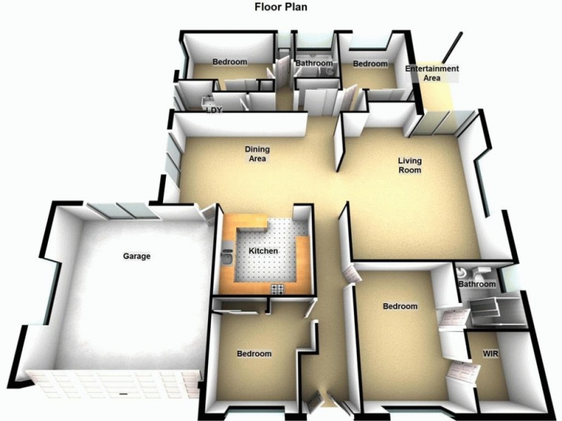 55 Jezabel Drive, Springfield Lakes QLD 4300 Floorplan