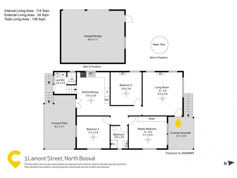 3 Lamont Street, North Booval QLD 4304 Floorplan