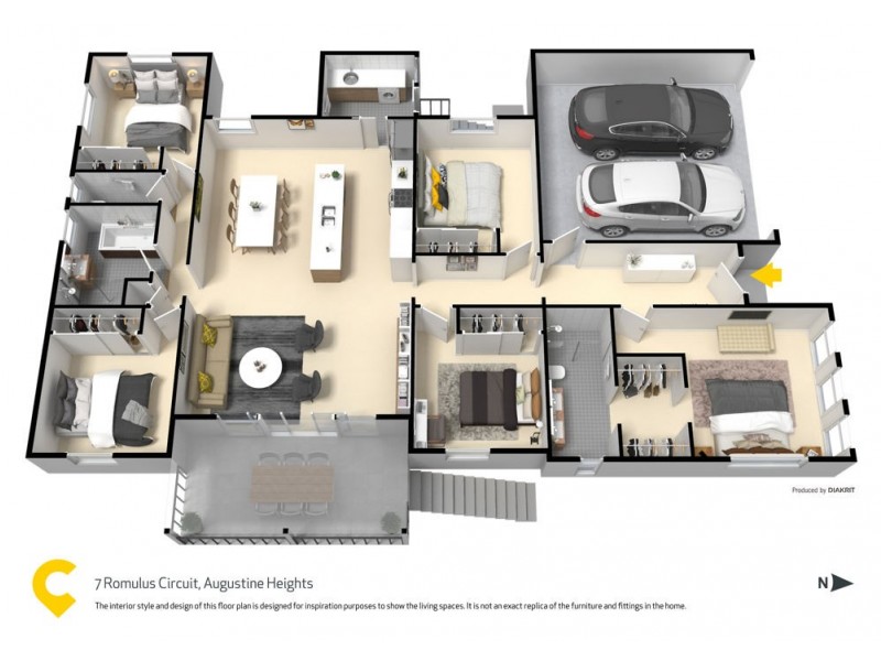 7 Romulus Circuit, Augustine Heights QLD 4300 Floorplan