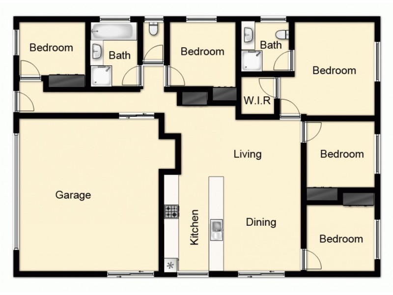 16 Labelle Street, Springfield Lakes QLD 4300 Floorplan