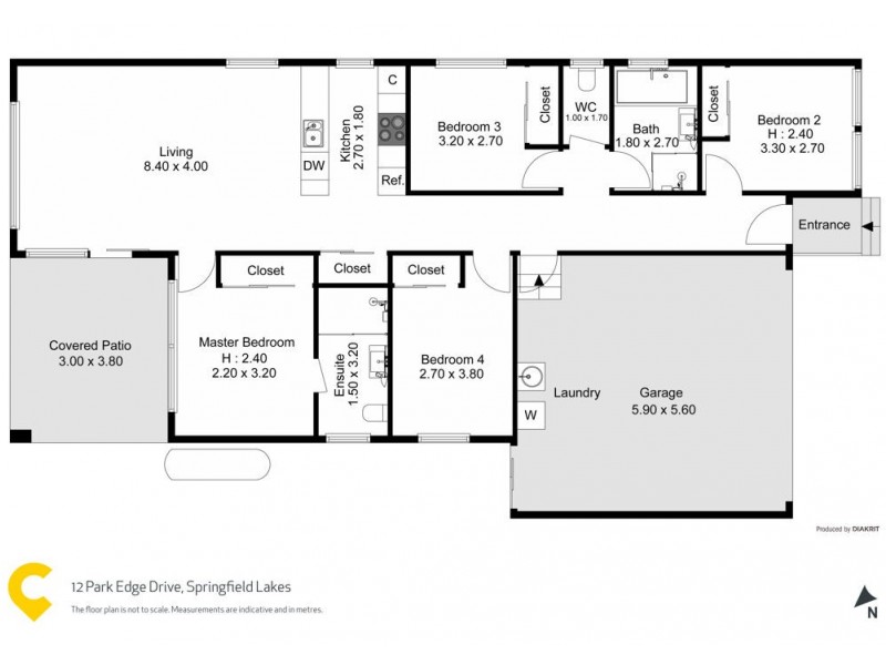 12 Park Edge Drive, Springfield Lakes QLD 4300 Floorplan