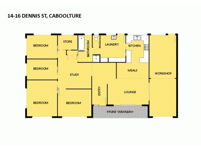 14-16 Dennis Street, Caboolture QLD 4510 Floorplan