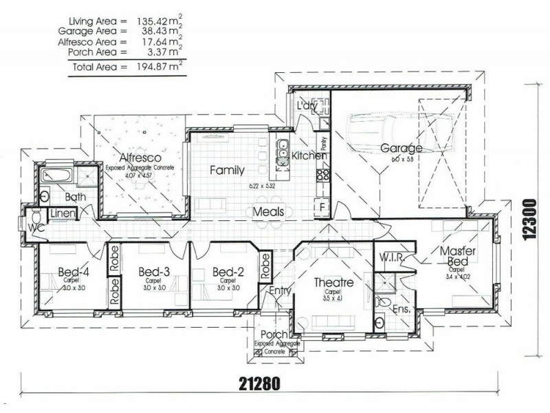 50 Central Green Drive, Narangba QLD 4504 Floorplan