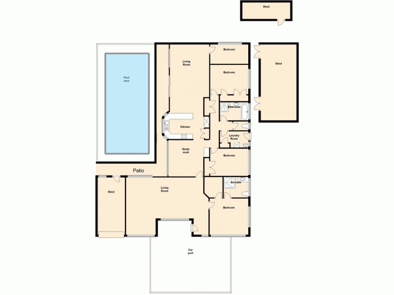 1261 Bribie Island Road, Ningi QLD 4511 Floorplan