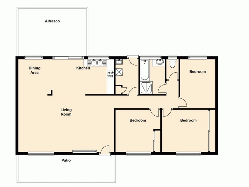 4 Jason Crescent, Beachmere QLD 4510 Floorplan