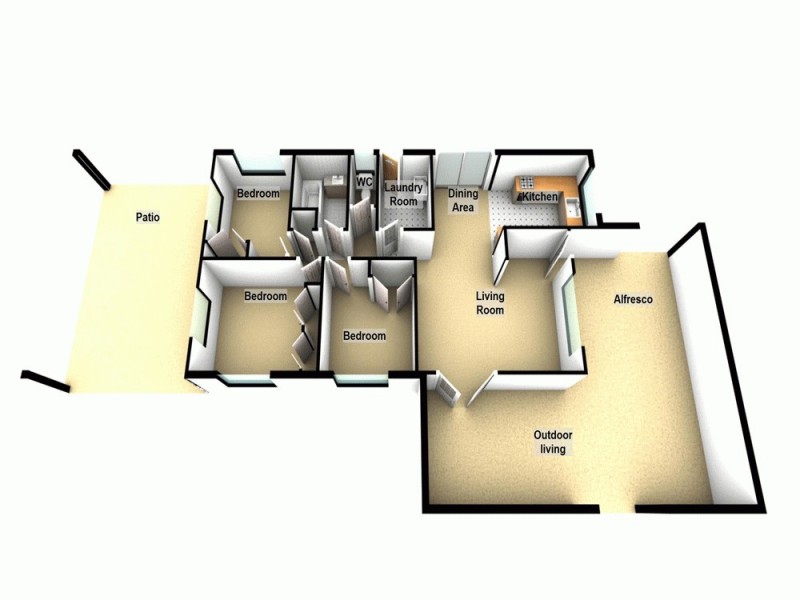 9 Finch Court, Deception Bay QLD 4508 Floorplan