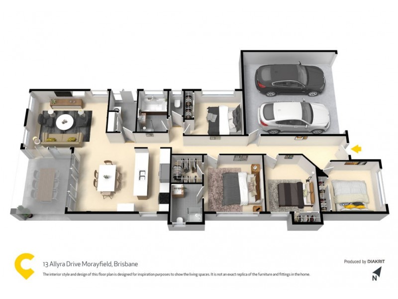 13 Allyra Drive, Morayfield QLD 4506 Floorplan