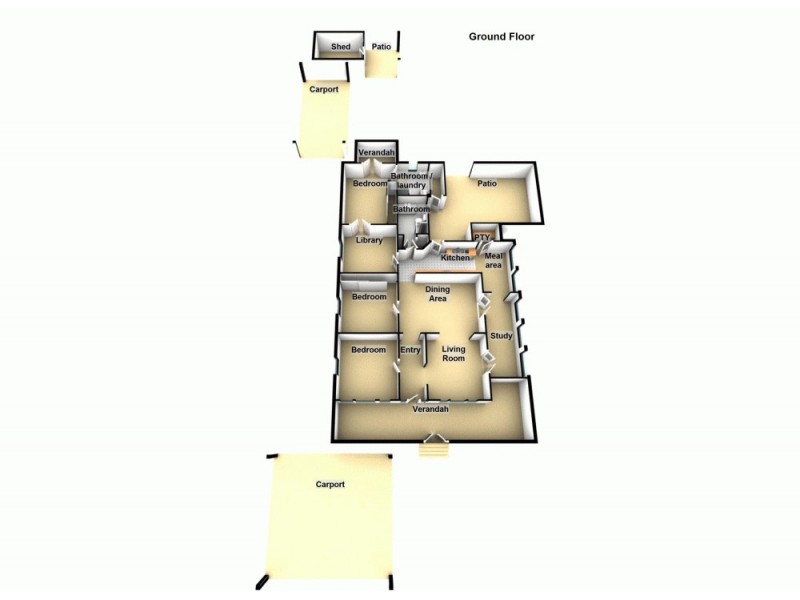 3 Russell Street, Caboolture QLD 4510 Floorplan