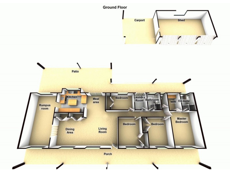 57 Bristlebird Drive, Morayfield QLD 4506 Floorplan