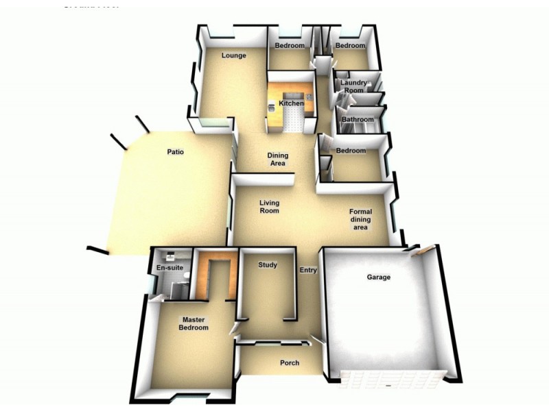 1 Briggs Drive, Caboolture QLD 4510 Floorplan