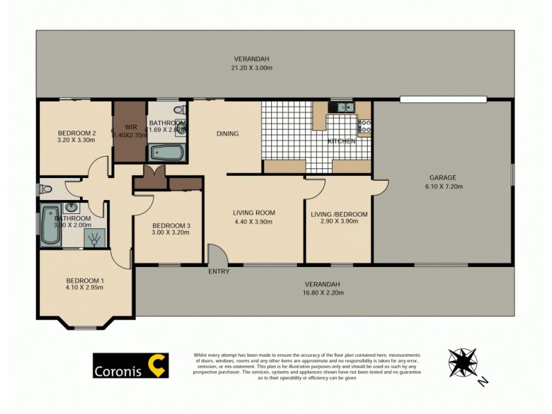 9 Parkwood Place, Bellmere QLD 4510 Floorplan