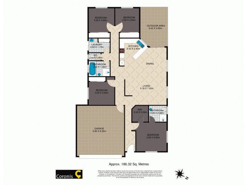 16 Glasshouse Street, Caboolture QLD 4510 Floorplan