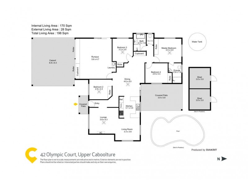 42 Olympic Court, Upper Caboolture QLD 4510 Floorplan